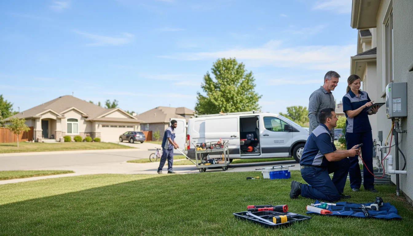 Tankless water heater service in Pedro, OH